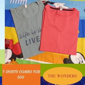 PACK OF TWO T-SHIRTS FOR 500 (SET OF TWO)